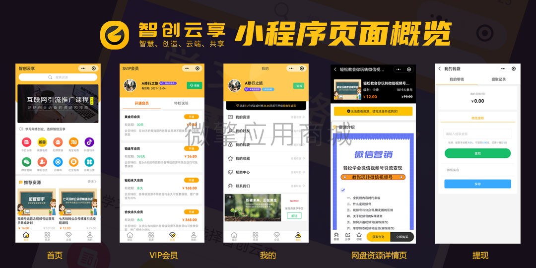 智创云享知识付费V2小程序制作，智创云享知识付费V2网站系统开发-第7张图片-小程序制作网