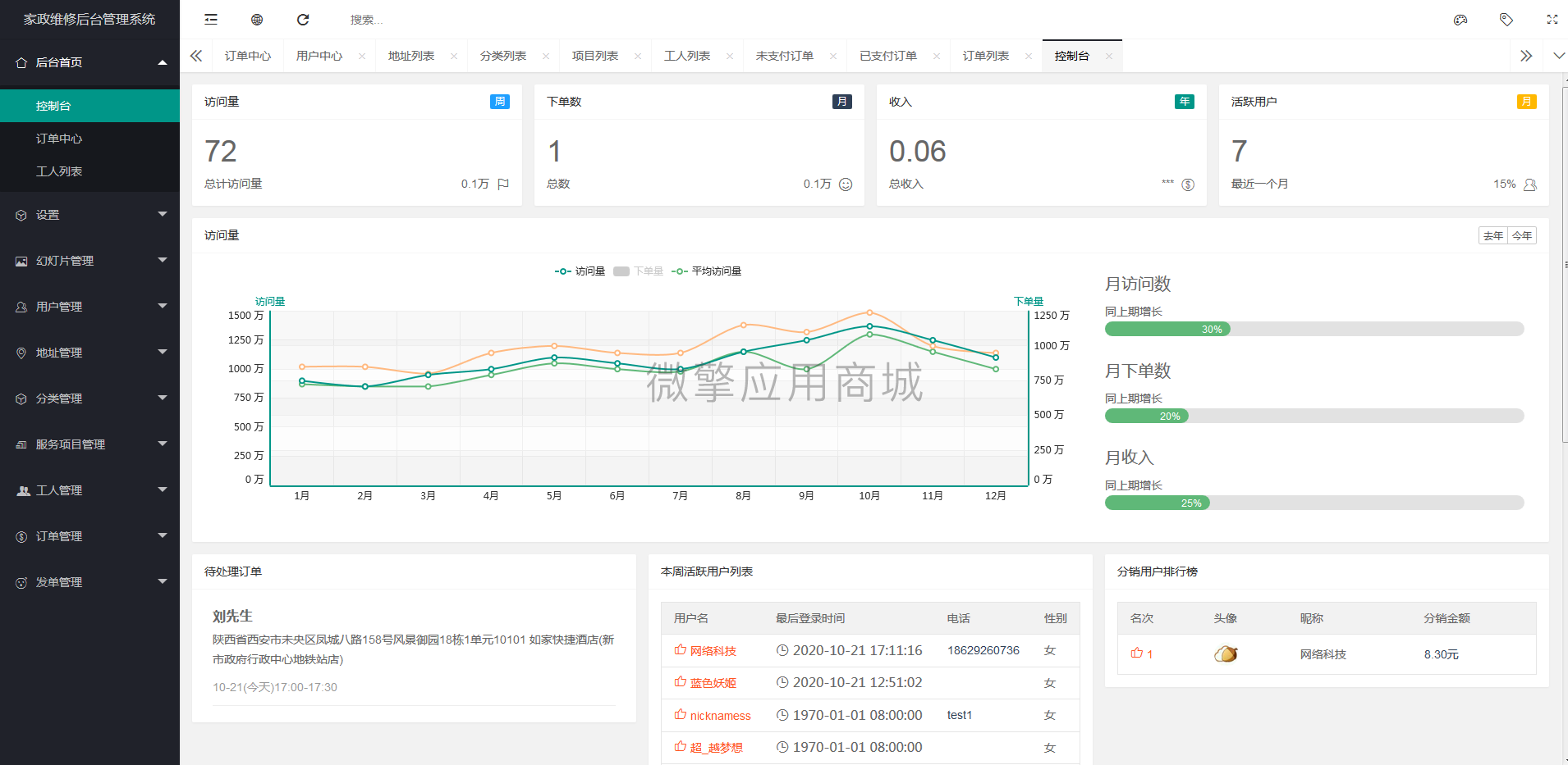 家政维修字节跳动小程序制作，家政维修字节跳动网站系统开发-第5张图片-小程序制作网