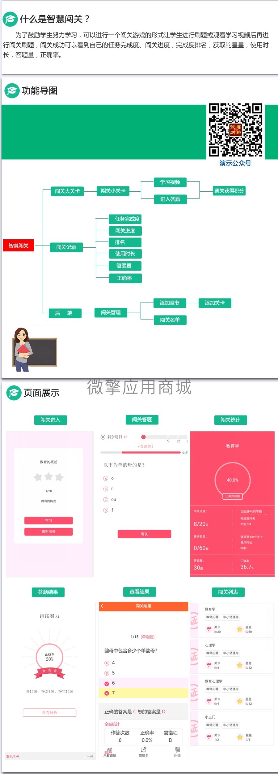 智慧学堂闯关小程序制作，智慧学堂闯关网站系统开发