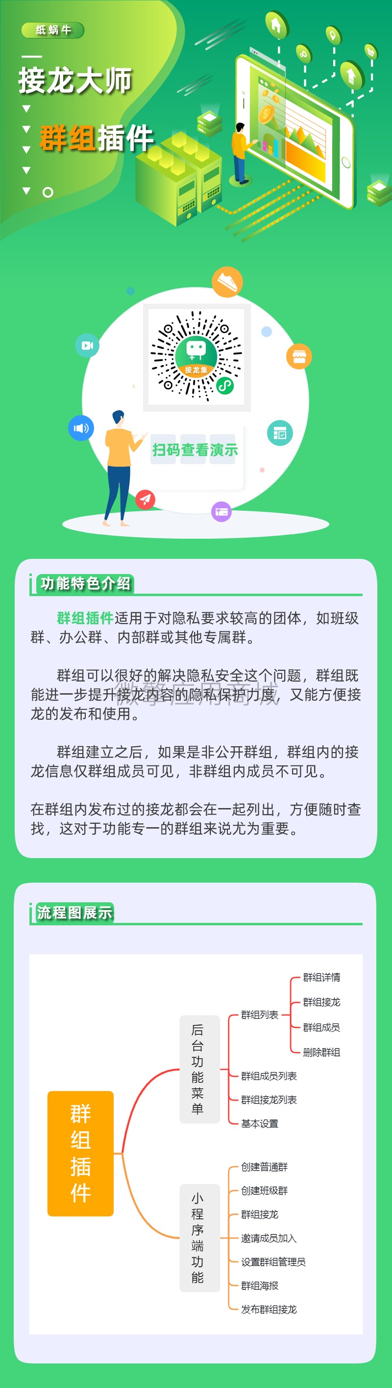 接龙大师群组插件小程序制作，接龙大师群组插件网站系统开发-第2张图片-小程序制作网